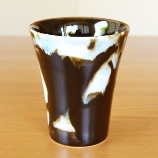 画像3: 緑影 焼酎グラス 真右エ門窯 二代真右衛門 馬場九洲夫 作 (3)