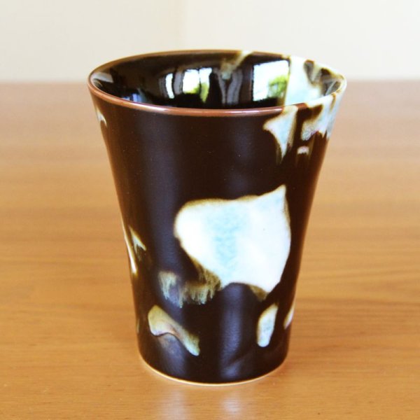 画像4: 緑影 焼酎グラス 真右エ門窯 二代真右衛門 馬場九洲夫 作 (4)