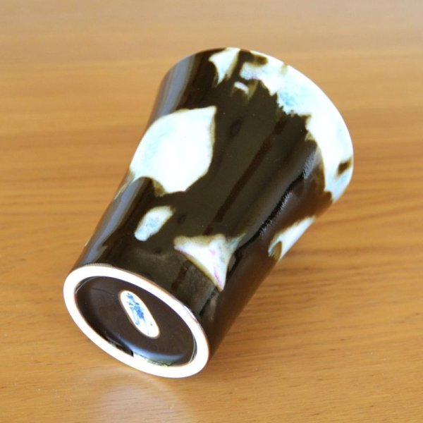 画像6: 緑影 焼酎グラス 真右エ門窯 二代真右衛門 馬場九洲夫 作 (6)