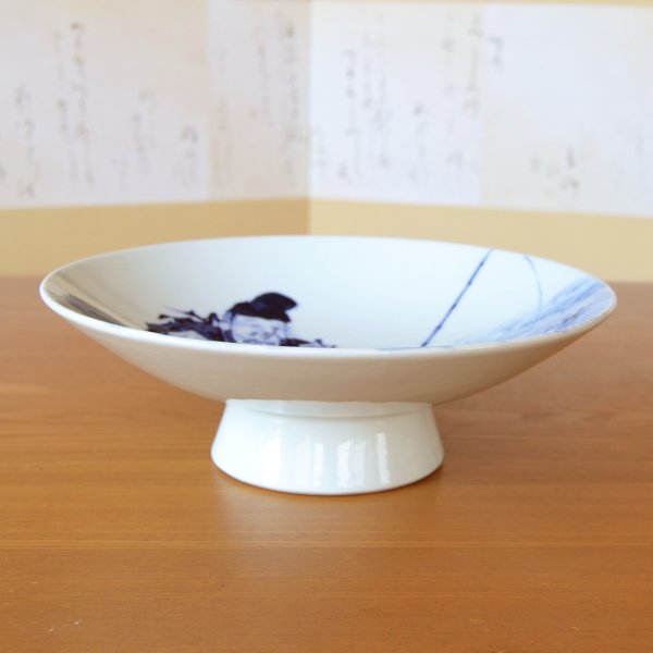 画像3: 染付 大黒様 絵皿 真右エ門窯 初代真右衛門 作 (3)