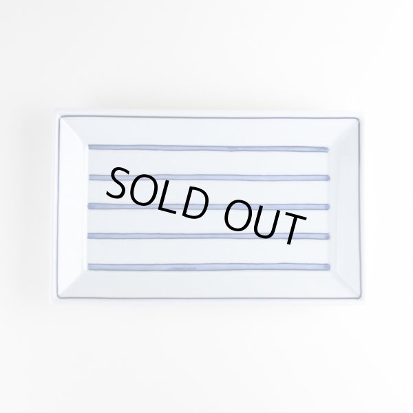 画像2: 呉須ライン 焼皿 (2)