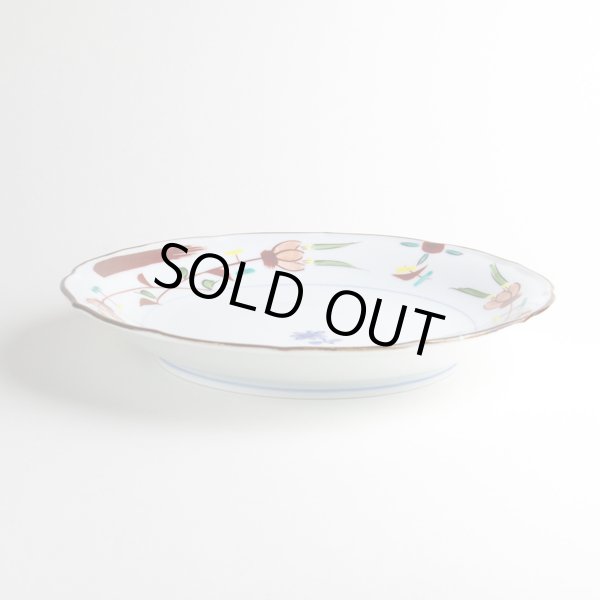 画像3: 花飾り 7寸皿 (3)