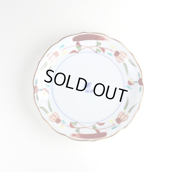 画像2: 花飾り ６寸皿 (2)