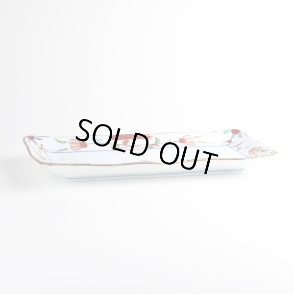 画像3: 花飾り 焼皿 (3)