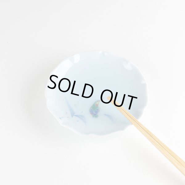 画像5: 青白磁 かわせみ 小皿 (5)