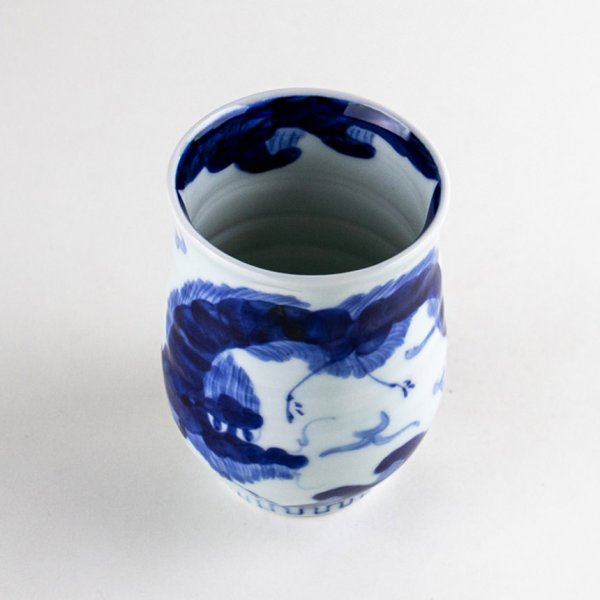 画像4: 雲龍 手造り湯呑(大) (4)