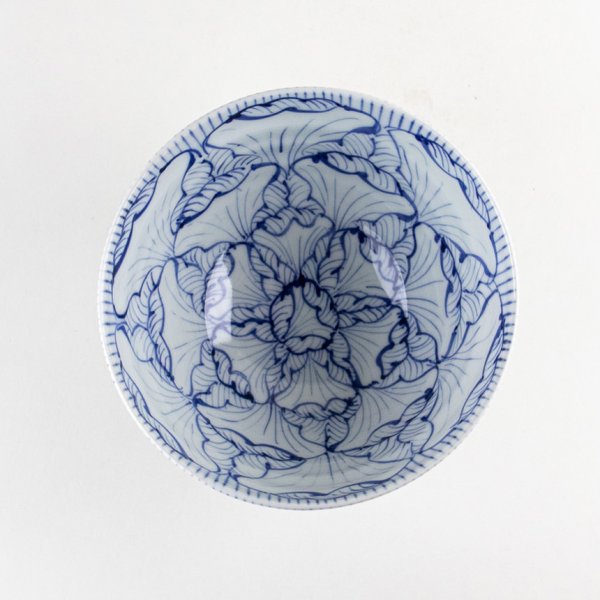 画像4: 花弁紋 (特大)手造り茶碗 (4)