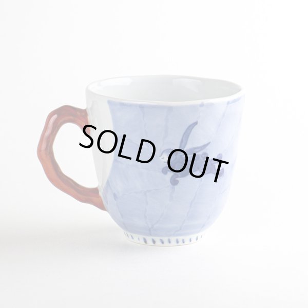 画像2: 【名入れ・名前入り】なごみ月兎（赤） マグカップ (2)