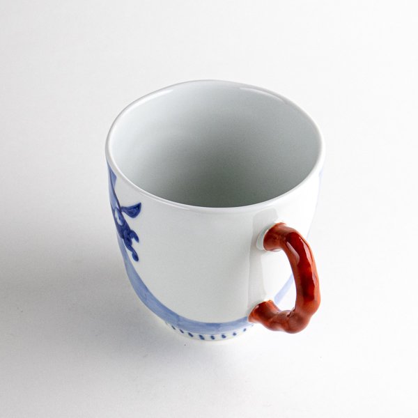 画像4: 【名入れ・名前入り】なごみ月兎(赤) マグカップ (4)