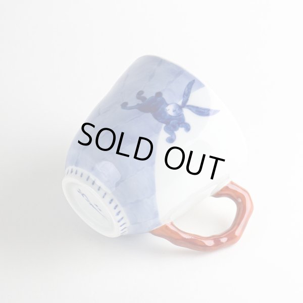 画像5: 【名入れ・名前入り】なごみ月兎（赤） マグカップ (5)