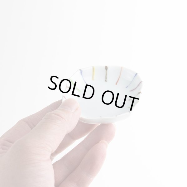 画像10: 染錦線十草 木甲小皿 (10)