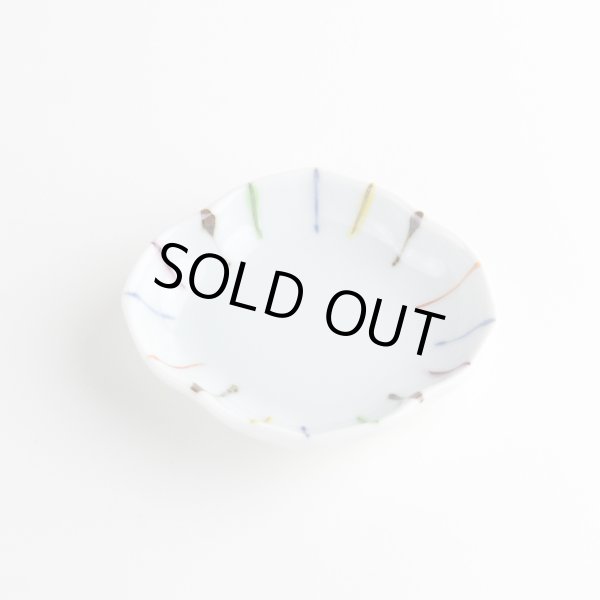 画像2: 染錦線十草 木甲小皿 (2)