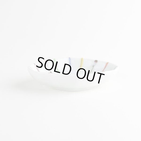 画像5: 染錦線十草 木甲小皿 (5)