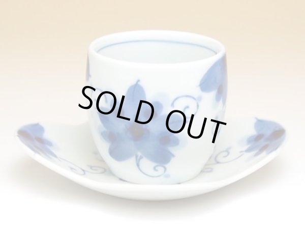 画像2: さくら草 (5客)茶托付煎茶 (化粧箱入) (2)