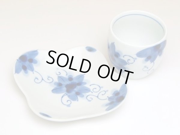 画像3: さくら草 (5客)茶托付煎茶 (化粧箱入) (3)