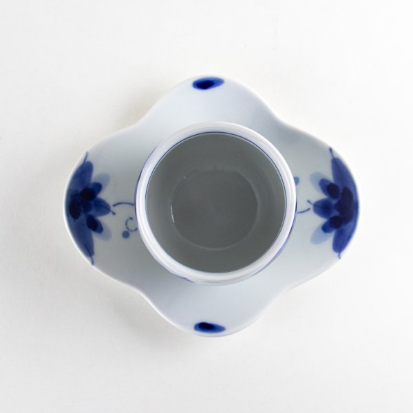 画像4: さくら草 茶托付き煎茶 (4)