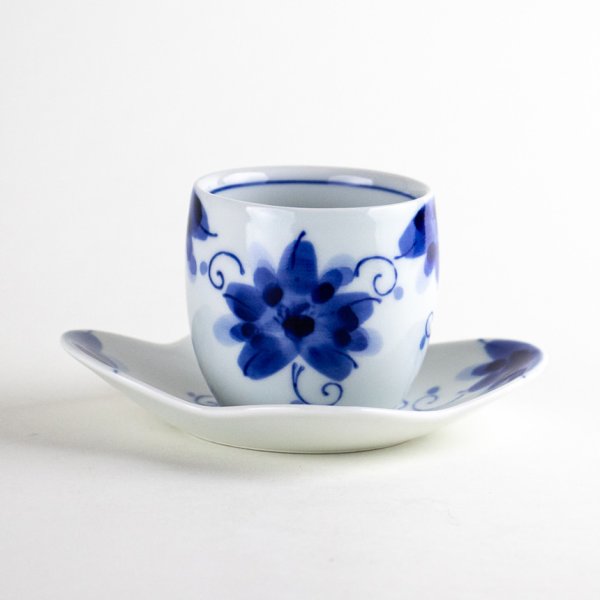 画像5: さくら草 茶托付き煎茶 (5)