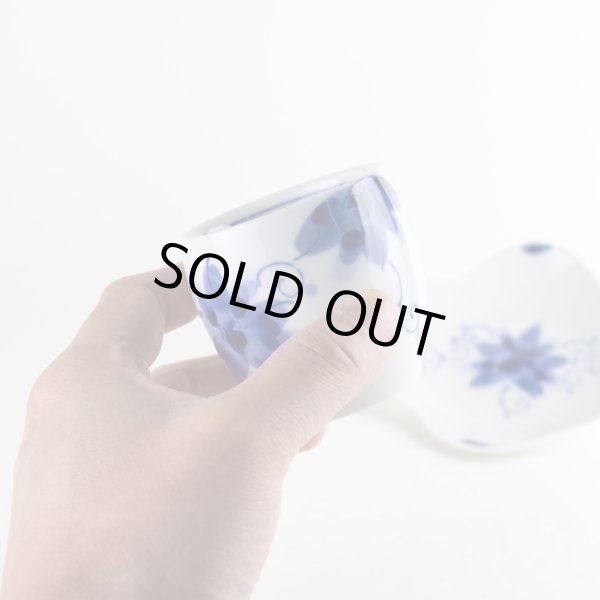 画像6: さくら草 茶托付き煎茶 (6)