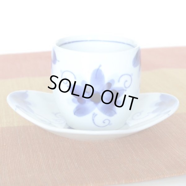 画像3: さくら草 茶托付煎茶 Ｕ平急須茶器揃 (3)