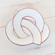 画像2: 朱線むすび 小皿 (2)