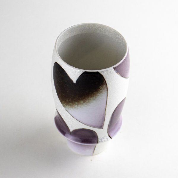 画像2: ハート(黒) プレミアムビアグラス (2)