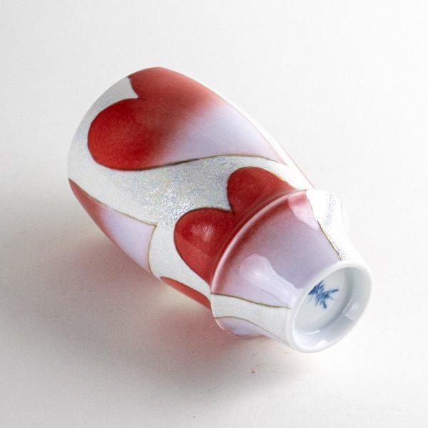 画像3: ハート(赤) プレミアムビアグラス (3)