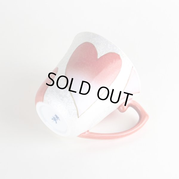 画像5: ハート（赤） マグカップ (5)