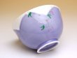 画像2: 華の舞（紫） 茶碗 (2)