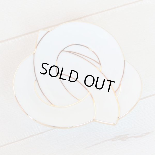 画像2: 金線むすび 小皿 (2)