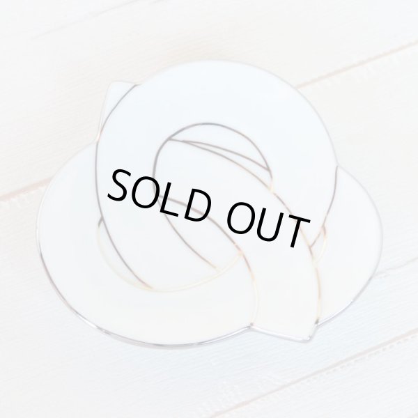 画像2: プラチナ線むすび 小皿 (2)