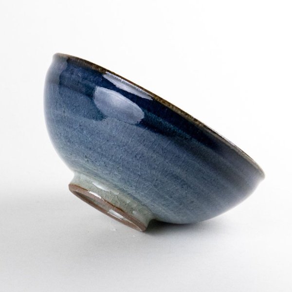 画像4: 藍（大） 茶碗 (4)