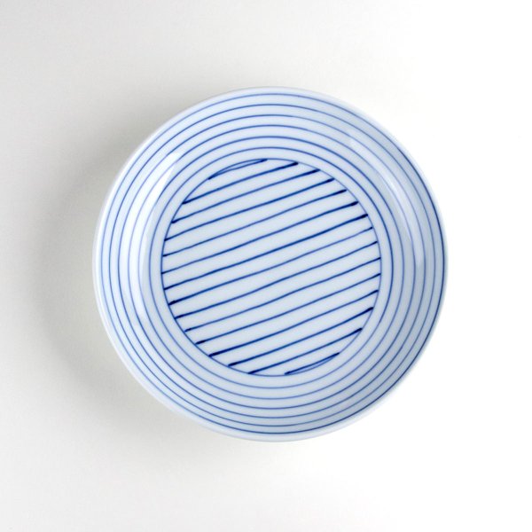 画像2: 線もよう 5寸皿 (2)