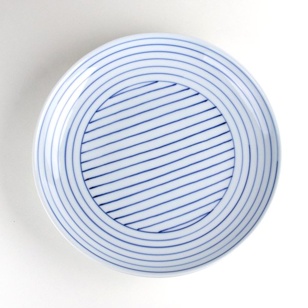 画像2: 線もよう 7寸皿 (2)