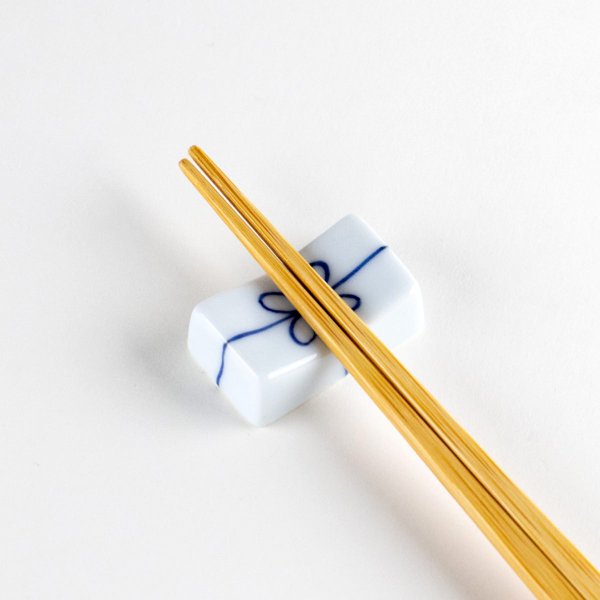 画像3: リボン(青) 箸置 (3)