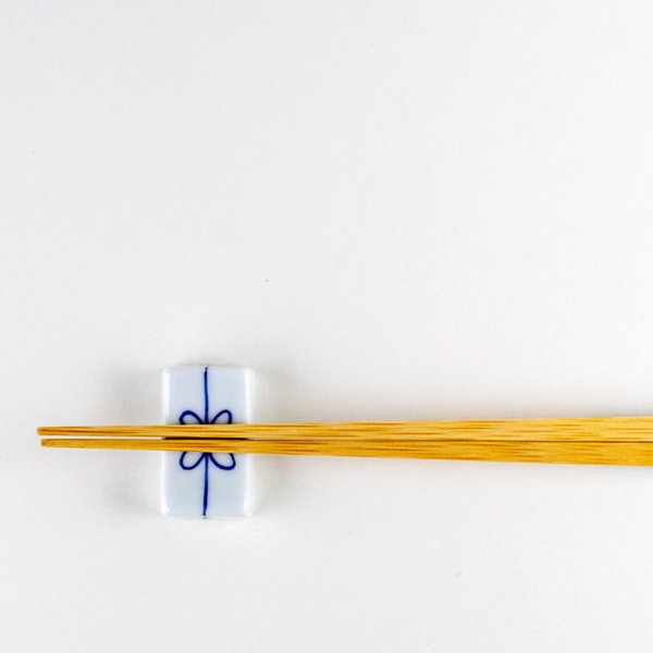 画像4: リボン(青) 箸置 (4)