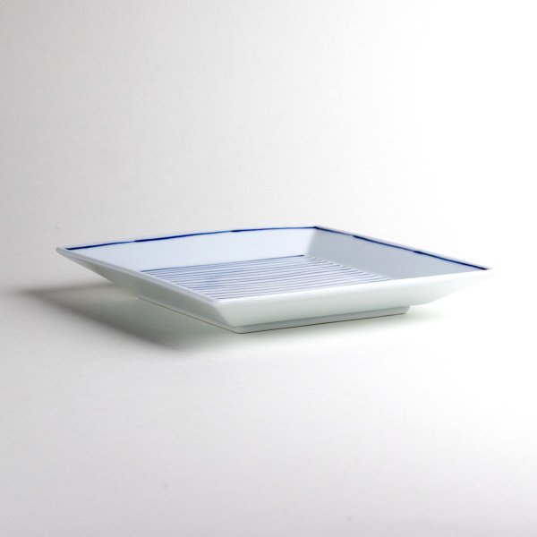 画像3: 線もよう 角皿(中) (3)