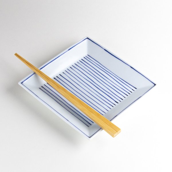 画像5: 線もよう 角皿(中) (5)