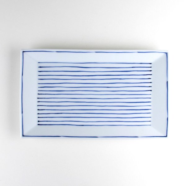 画像2: 線もよう 焼皿 (2)