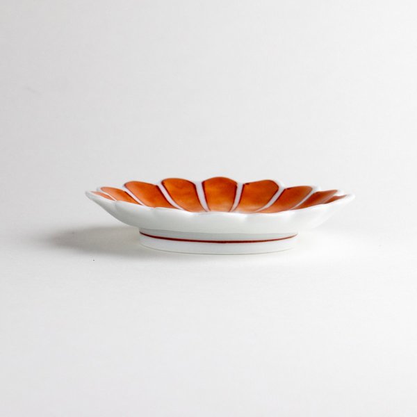 画像3: 赤絵花弁紋 小皿 (3)