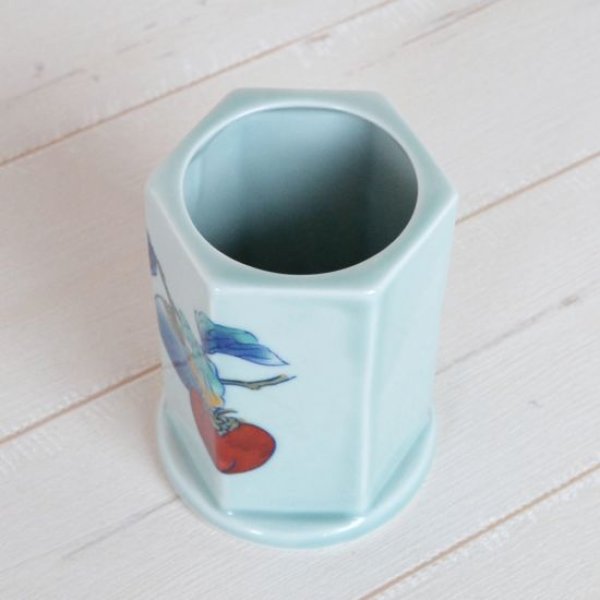 画像2: 柿絵(大) 箸立 (2)