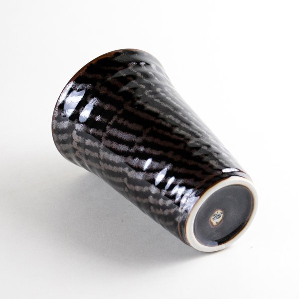 画像4: 天目飛刷毛 ビアカップ (4)