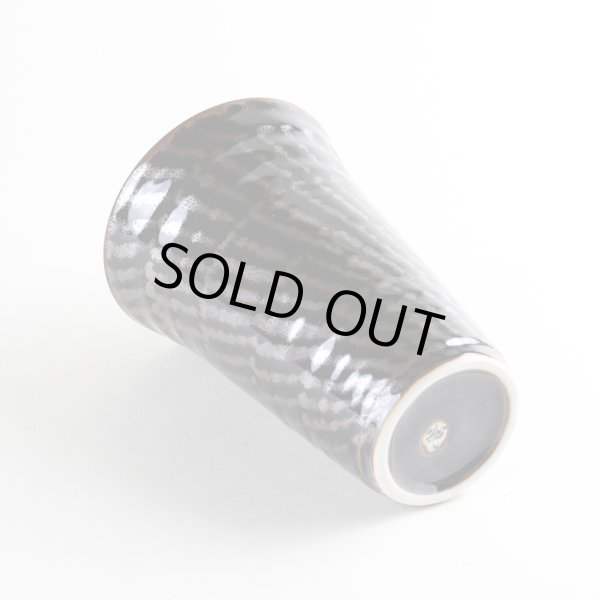 画像4: 天目飛刷毛 ビアカップ (4)