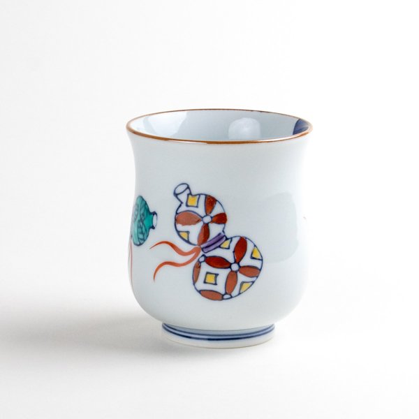 画像4: 【名入れ・名前入り】鍋島六瓢(赤) 湯呑 (4)