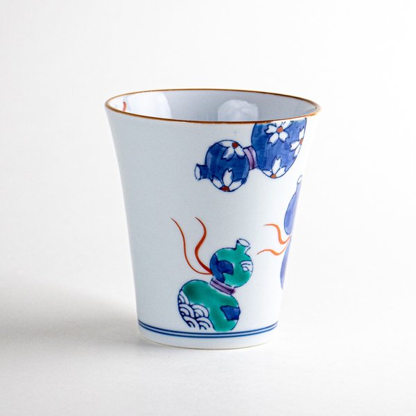 画像3: 【名入れ・名前入り】鍋島六瓢(青) マグカップ (3)