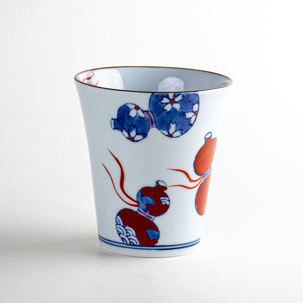 画像3: 【名入れ・名前入り】鍋島六瓢(赤) マグカップ (3)