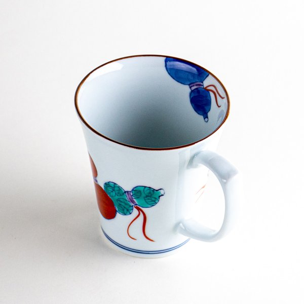 画像4: 【名入れ・名前入り】鍋島六瓢(赤) マグカップ (4)