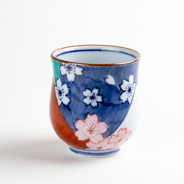 画像4: 【名入れ・名前入り】鍋島富士(赤富士) 湯呑 (4)