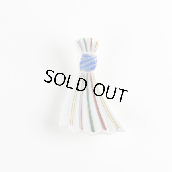 画像2: 錦色絵筋 のし型箸置 (2)