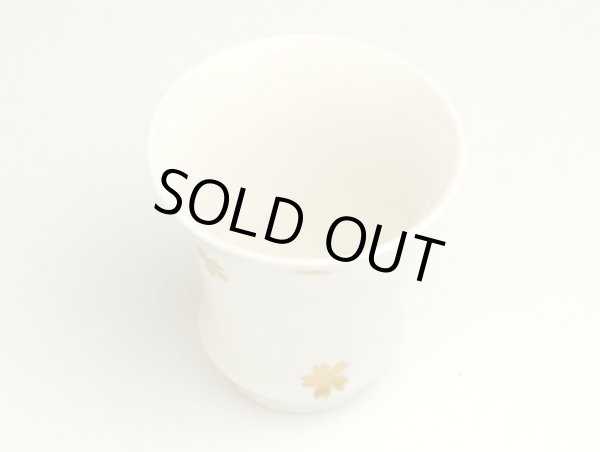 画像2: 春桜(反り型)日本酒グラス SAKE GLASS (2)