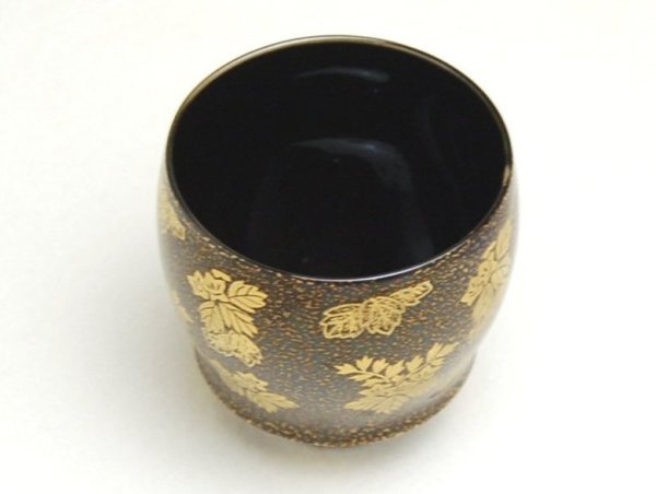 画像2: 蒔絵（丸型）日本酒グラス SAKE GLASS (2)